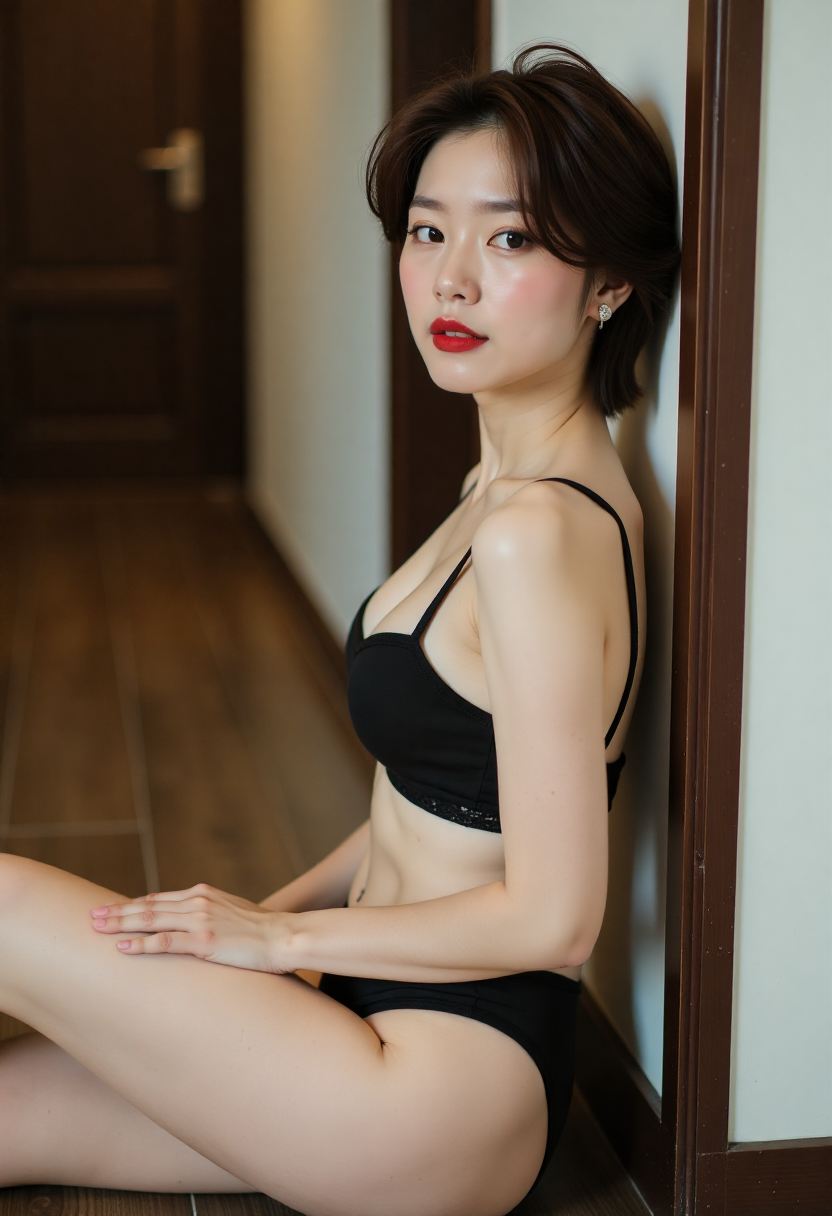 修仙角色在山门前演唱的音乐短片画面